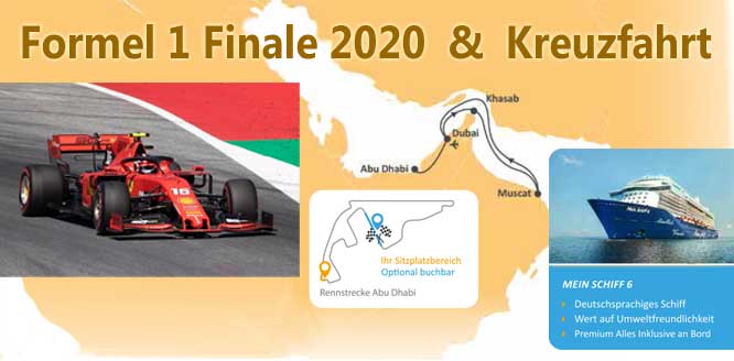 Abu Dhabi mit Kreuzfahrt und F1