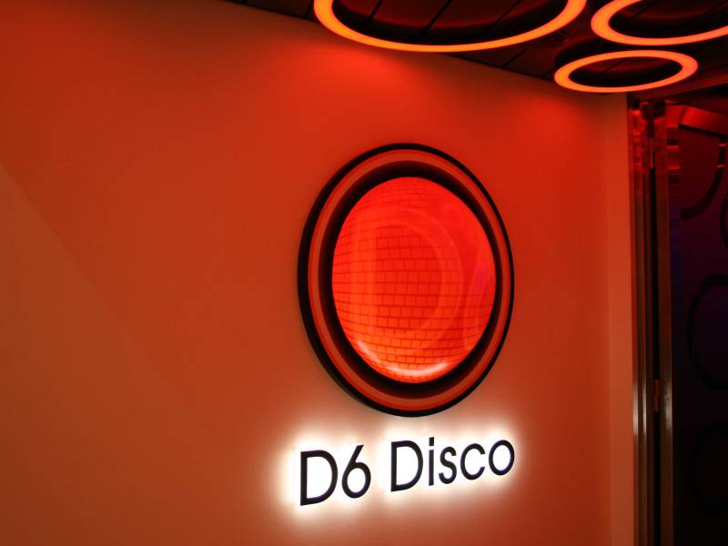 AIDAperla - Disco | Eingang Deck 6