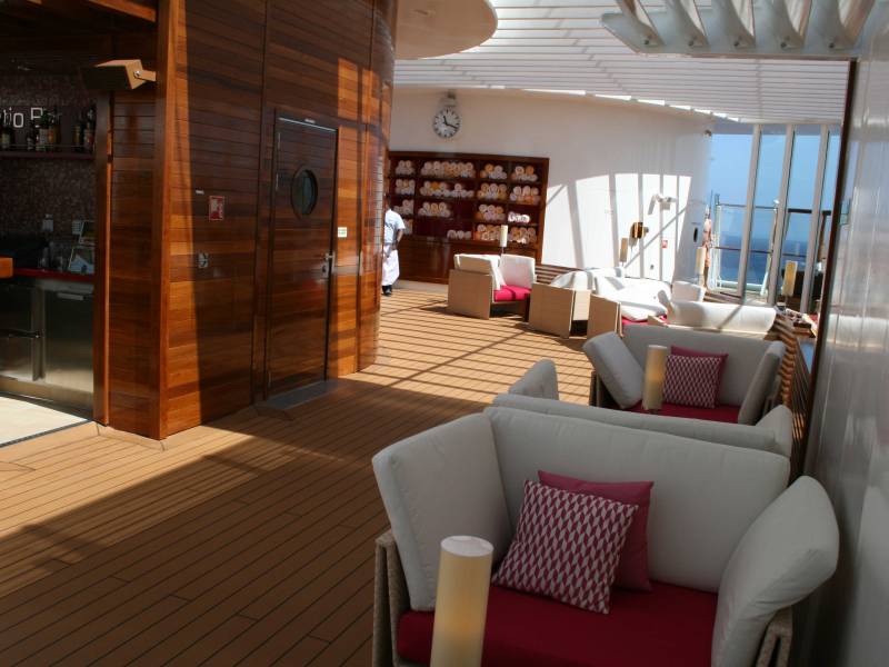 AIDAperla - Patio Deck | Ruhebereich