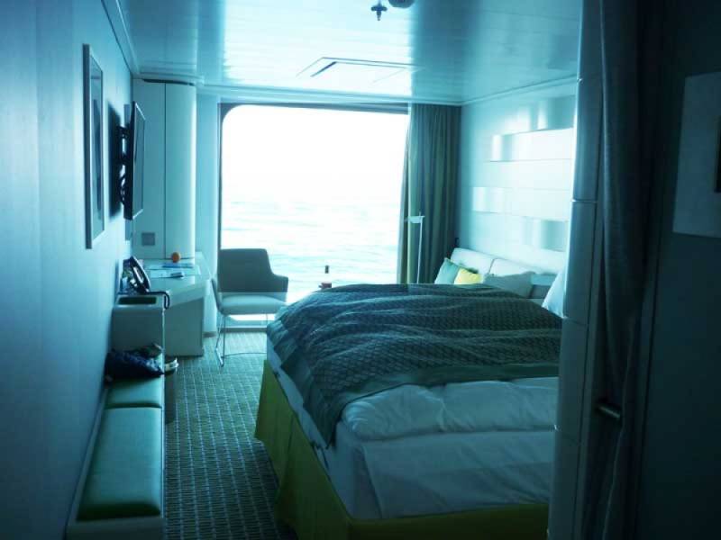 Kabine mit Panoramafenster