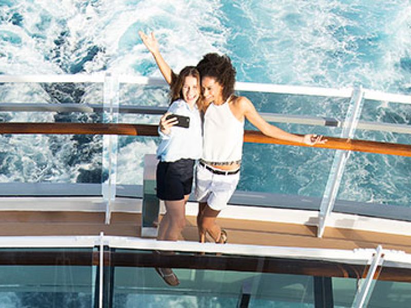 Kreuzfahrtschiff Heck